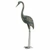 Regal Large 55 in. Metallic Patina Crane Garden Statuary -Cheap Garden Center Store regal garden statues 10870 64 1000