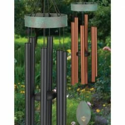 Regal Precision-Tuned Patina Breeze 32 in. Black Wind Chime -Cheap Garden Center Store regal wind chimes 11164 31 1000