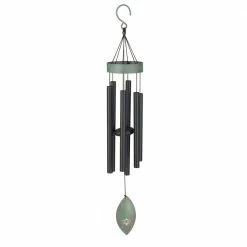 Regal Precision-Tuned Patina Breeze 32 in. Black Wind Chime