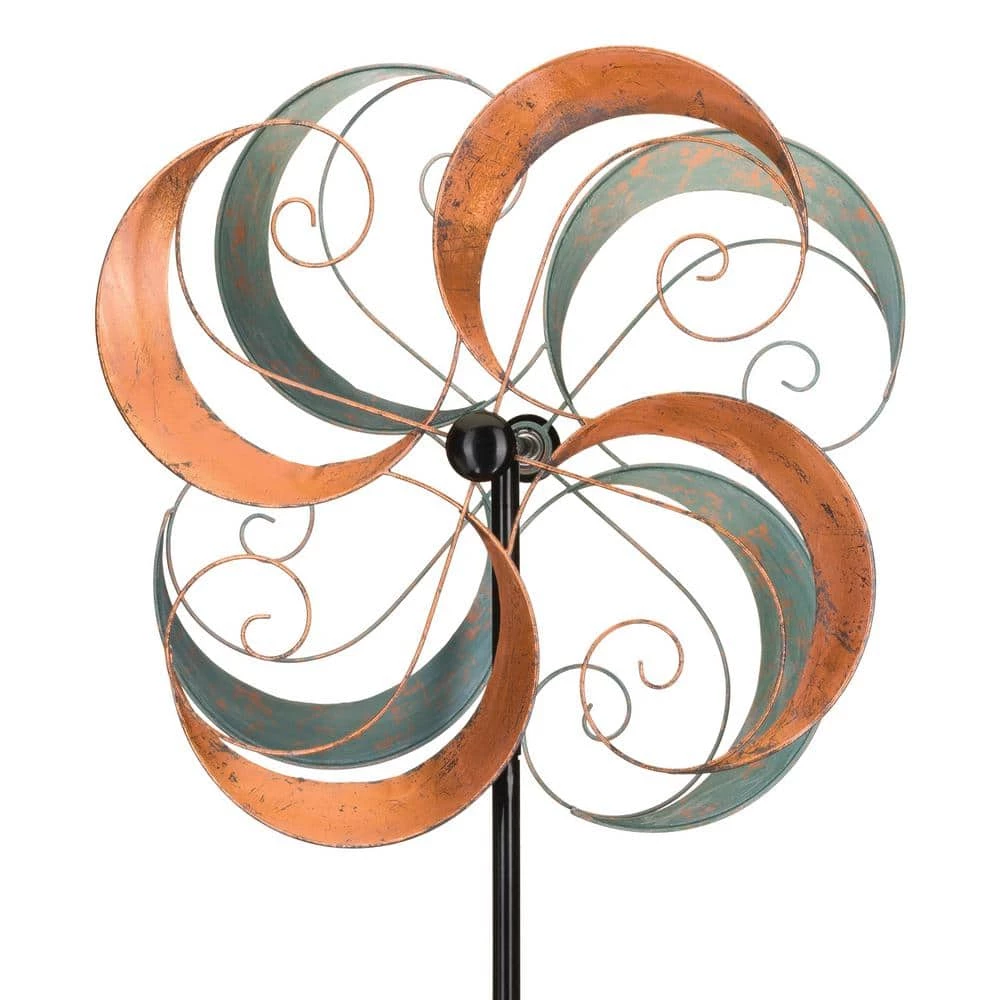 Regal 26 in. Rotating Wind Spinner Swirls 3 Regal 26 in. Rotating Wind Spinner Swirls