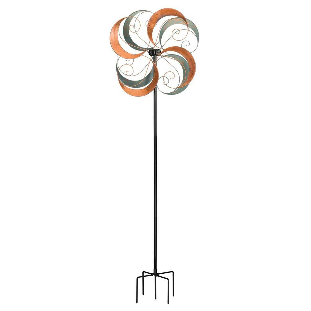 Regal 26 in. Rotating Wind Spinner Swirls 4 Regal 26 in. Rotating Wind Spinner Swirls - Image 2