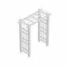 Dura-Trel 85 in. x 72 in. x 30 in. White Vinyl PVC Windsor Arbor -Cheap Garden Center Store white dura trel arbors 11112 64 1000