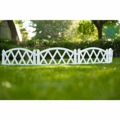 Worth Garden 4-Panel White Plastics Fence 15 Worth Garden 4-Panel White Plastics Fence -Cheap Garden Center Store white matte worth garden garden fencing 3118 31 1000