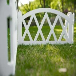 Worth Garden 4-Panel White Plastics Fence 14 Worth Garden 4-Panel White Plastics Fence -Cheap Garden Center Store white matte worth garden garden fencing 3118 fa 1000