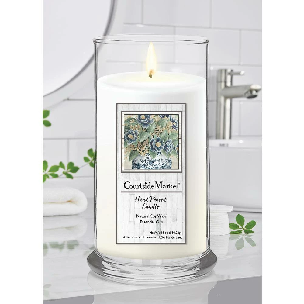 Courtside Market Feeling Blue II Status Candle Glass 18 oz. 5 Courtside Market Feeling Blue II Status Candle Glass 18 oz. - Image 3