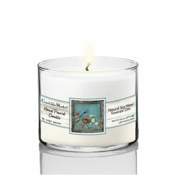 Courtside Market Feather Chic I Circular Candle Glass 9.6 oz. 7 Courtside Market Feather Chic I Circular Candle Glass 9.6 oz. -Cheap Garden Center Store whites courtside market outdoor lanterns can br284 cir 31 1000