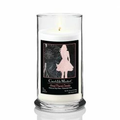 Courtside Market XO XO I Status Candle Glass 18 oz. -Cheap Garden Center Store whites courtside market outdoor lanterns can fd255 18s 31 1000