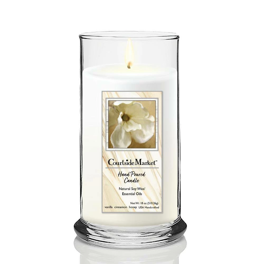 Courtside Market Magnolia Bloom Status Candle Glass 18 oz. 5 Courtside Market Magnolia Bloom Status Candle Glass 18 oz. - Image 3