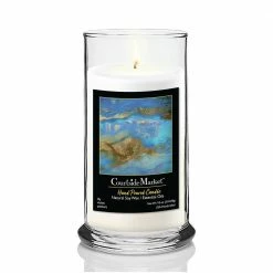 Courtside Market Cobalt Sea Status Candle Glass 18 oz. -Cheap Garden Center Store whites courtside market outdoor lanterns can sa147 18s 31 1000