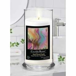 Courtside Market KARMA II Status Candle Glass 18 oz. -Cheap Garden Center Store whites courtside market outdoor lanterns can sa151 18s 31 1000