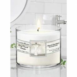 Courtside Market Bath II Circular Candle Glass 9.6 oz.