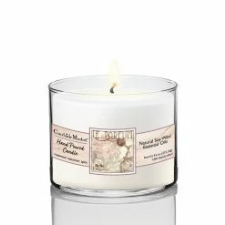 Courtside Market Floral Perfume Circular Candle Glass 9.6 oz. -Cheap Garden Center Store whites courtside market outdoor lanterns can sb306 cir 31 1000
