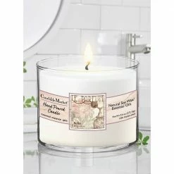 Courtside Market Floral Perfume Circular Candle Glass 9.6 oz.