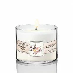 Courtside Market Wild Floral I Circular Candle Glass 9.6 oz. -Cheap Garden Center Store whites courtside market outdoor lanterns can sb488 cir 31 1000