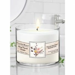 Courtside Market Wild Floral I Circular Candle Glass 9.6 oz.