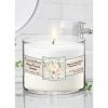 Courtside Market Floral Peach Circular Candle Glass 9.6 oz. -Cheap Garden Center Store whites courtside market outdoor lanterns can sb497 cir 64 1000