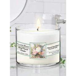 Courtside Market Bouquet II Circular Candle Glass 9.6 oz.