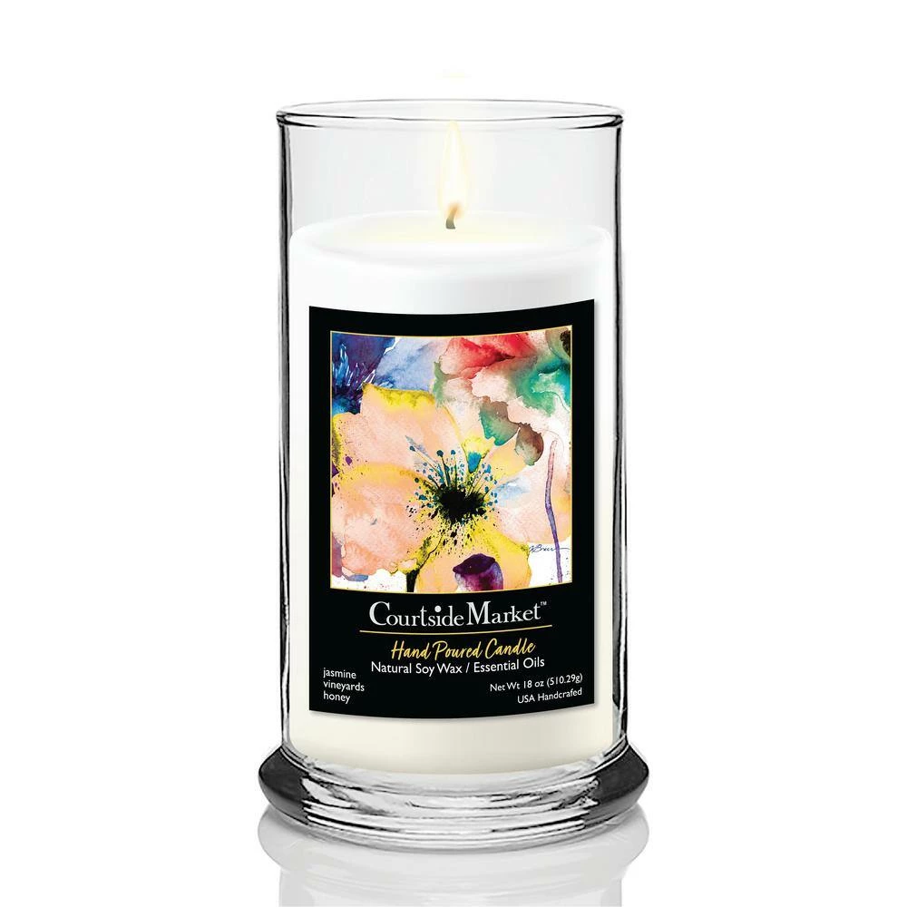 Courtside Market Color-flowers II Status Candle Glass 18 oz. 5 Courtside Market Color-flowers II Status Candle Glass 18 oz. - Image 3