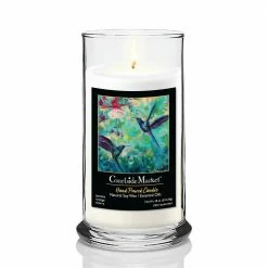 Courtside Market Love Birds Status Candle Glass 18 oz. -Cheap Garden Center Store whites courtside market outdoor lanterns can sg344 18s 31 1000