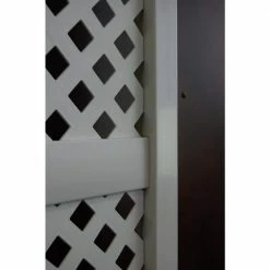 Dura-Trel 62 in. x 28 in. White Vinyl PVC Sunburst Trellis with White Lattice 7 Dura-Trel 62 in. x 28 in. White Vinyl PVC Sunburst Trellis with White Lattice -Cheap Garden Center Store whites dura trel garden trellises 11148 1f 1000
