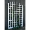 Dura-Trel 96 in. x 57 in. White Vinyl PVC Winchester Trellis -Cheap Garden Center Store whites dura trel garden trellises 11174 64 1000