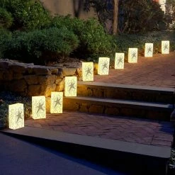 LUMABASE 10 in. Plastic Luminaria Window Lanterns (Set of 10) -Cheap Garden Center Store whites lumabase citronella candles torches 33312 31 1000