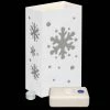 LUMABASE 11 in. Flame Resistant Snowflake Candle Luminaria Kit (Set of 12) 2 LUMABASE 11 in. Flame Resistant Snowflake Candle Luminaria Kit (Set of 12) -Cheap Garden Center Store whites lumabase outdoor lanterns 51836 64 1000