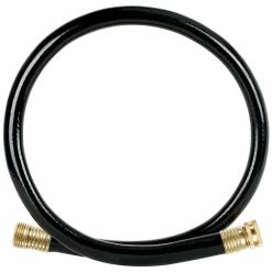 Worth Garden 5/8 in. x 3 ft. Medium Duty Black Vinyl Garden Hose
