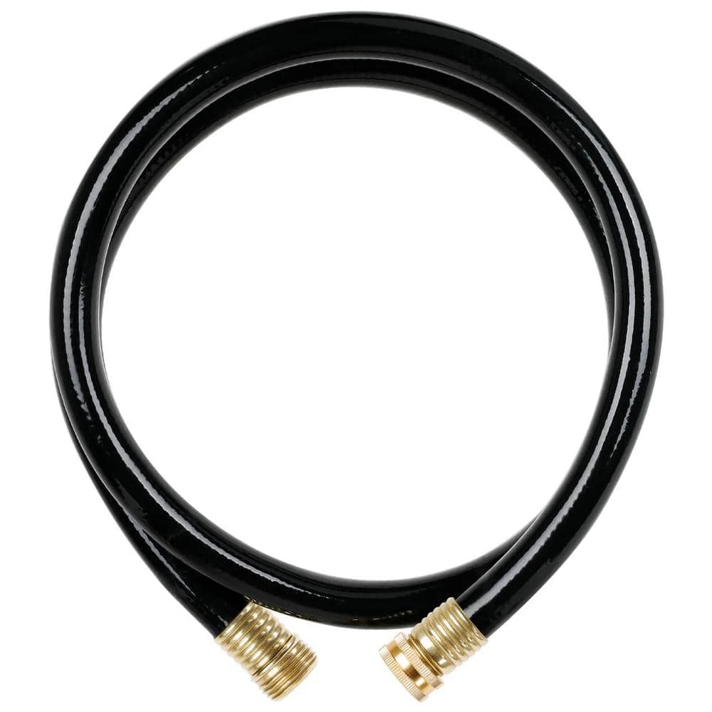 Worth Garden 5/8 in. x 6 ft. Medium Duty Black Vinyl Garden Hose 3 Worth Garden 5/8 in. x 6 ft. Medium Duty Black Vinyl Garden Hose