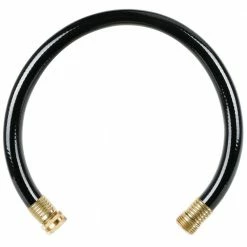 Worth Garden 3/4 in. x 2 ft. Medium Duty Black Vinyl Garden Hose