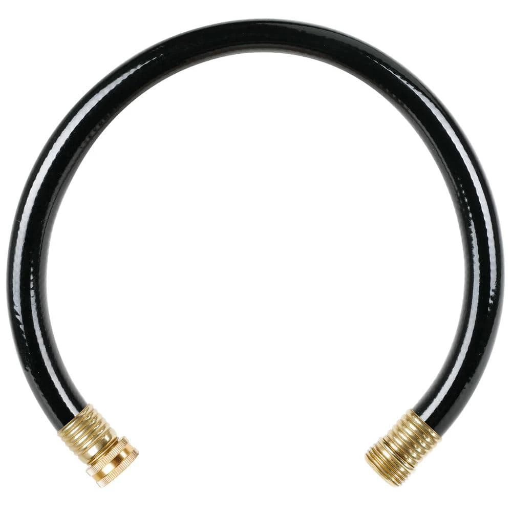 Worth Garden 3/4 in. x 2 ft. Medium Duty Black Vinyl Garden Hose 3 Worth Garden 3/4 in. x 2 ft. Medium Duty Black Vinyl Garden Hose