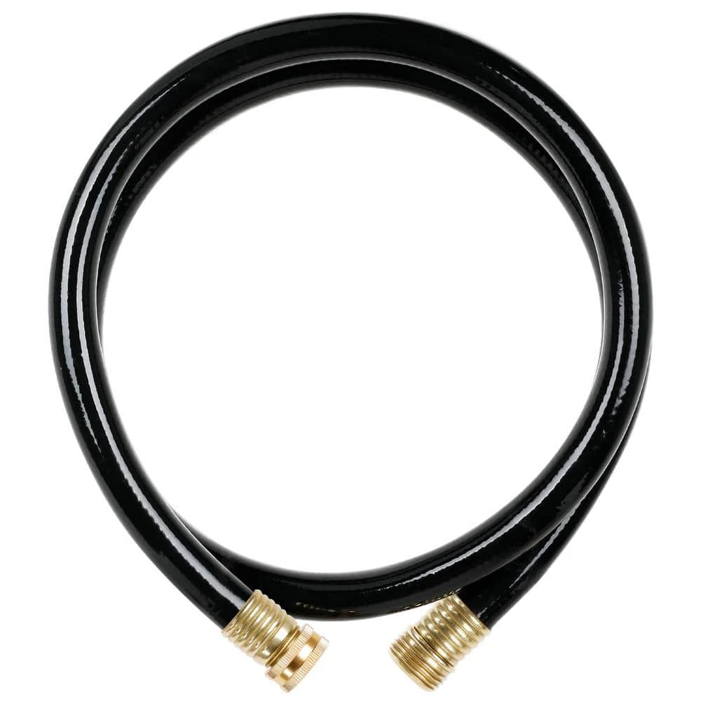 Worth Garden 3/4 in. x 5 ft. Medium Duty Black Vinyl Garden Hose 3 Worth Garden 3/4 in. x 5 ft. Medium Duty Black Vinyl Garden Hose