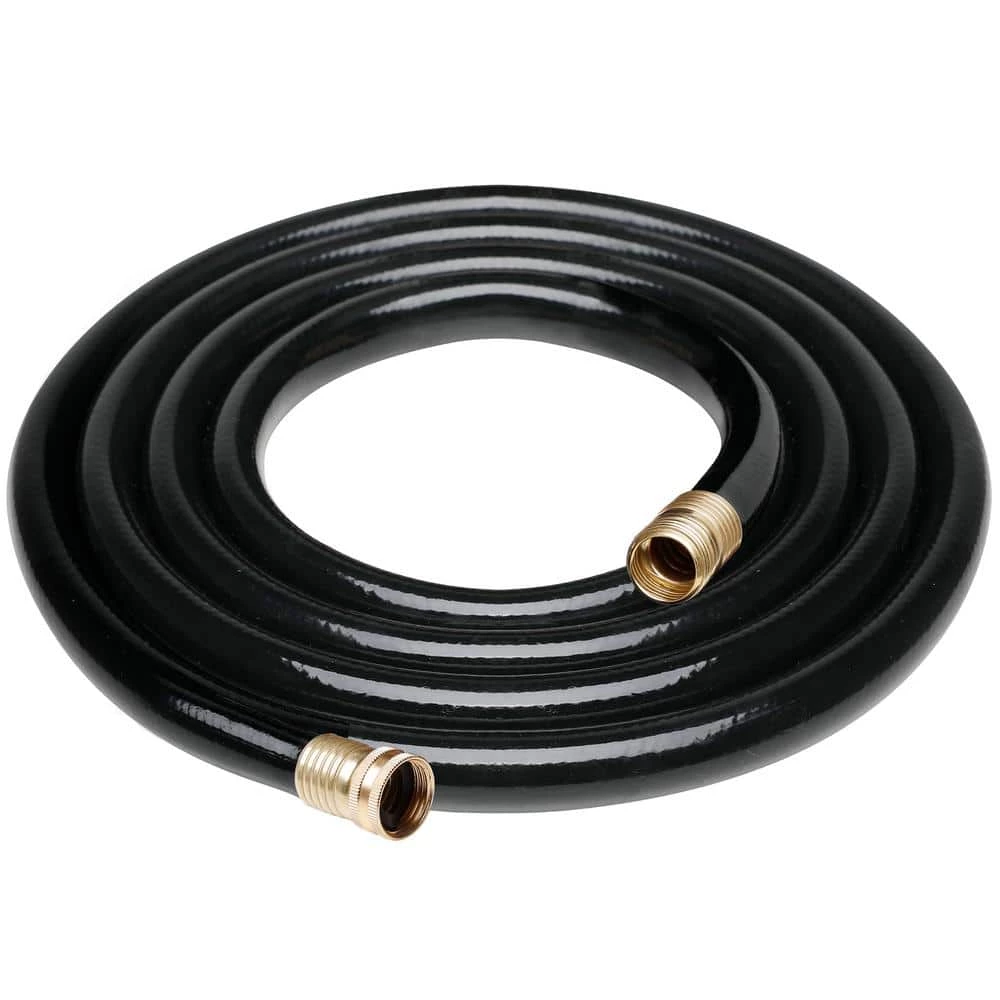 Worth Garden 3/4 in. x 12 ft. Medium Duty Black Vinyl Garden Hose 3 Worth Garden 3/4 in. x 12 ft. Medium Duty Black Vinyl Garden Hose