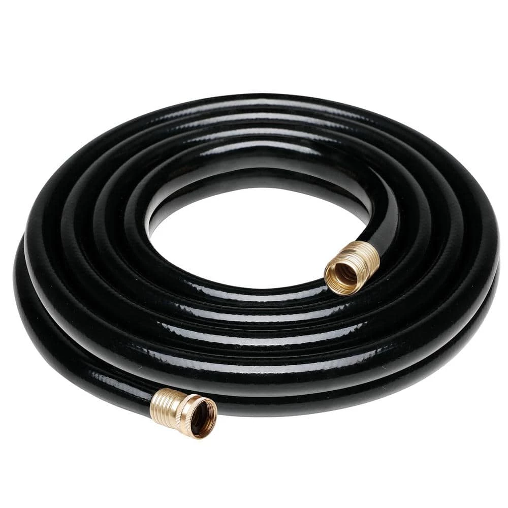 Worth Garden 3/4 in. x 25 ft. Medium Duty Black Vinyl Garden Hose 3 Worth Garden 3/4 in. x 25 ft. Medium Duty Black Vinyl Garden Hose