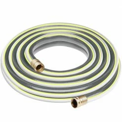 Worth Garden 5/8 in. x 25 ft. Medium Duty Gray Vinyl Garden Hose