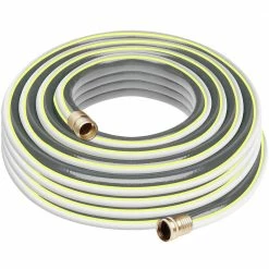 Worth Garden 5/8 in. Dia x 50 ft. L Medium Duty Gray Vinyl Garden Hose
