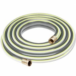 Worth Garden 3/4 in. x 25 ft. Medium Duty Gray Vinyl Garden Hose