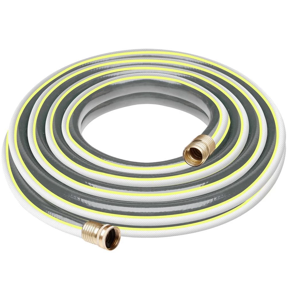 Worth Garden 3/4 in. x 25 ft. Medium Duty Gray Vinyl Garden Hose 3 Worth Garden 3/4 in. x 25 ft. Medium Duty Gray Vinyl Garden Hose