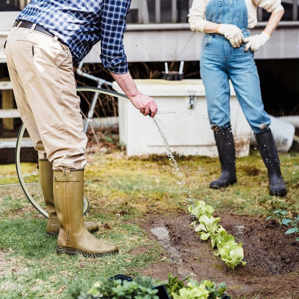 Worth Garden 3/4 in. x 25 ft. Medium Duty Gray Vinyl Garden Hose 4 Worth Garden 3/4 in. x 25 ft. Medium Duty Gray Vinyl Garden Hose - Image 2