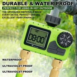 Worth Garden 2-Outlet Watering Garden Meter -Cheap Garden Center Store worth garden hose timers a104a00 4f 1000