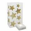 LUMABASE Stars Battery Operated Luminaria Kit with Timer (6-Count) -Cheap Garden Center Store yellows golds lumabase citronella candles torches 77106 64 1000